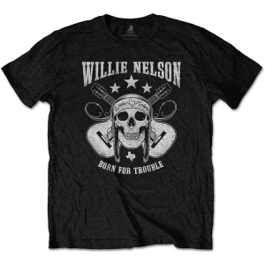 Willie Nelson - Skull Uni Bl ryhmässä MERCHANDISE / T-paita / Country @ Bengans Skivbutik AB (5533477r)