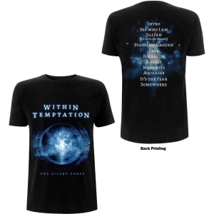 Within Temptation - Silent Force Tracks Uni Bl ryhmässä MERCH / T-paita / Rockoff_Nya April24 @ Bengans Skivbutik AB (5533487r)