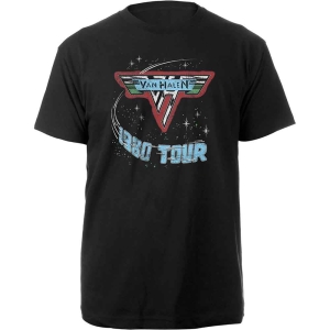 Van Halen - 1980 Tour Uni Bl ryhmässä MERCH / T-paita / Rockoff_Nya April24 @ Bengans Skivbutik AB (5533590r)