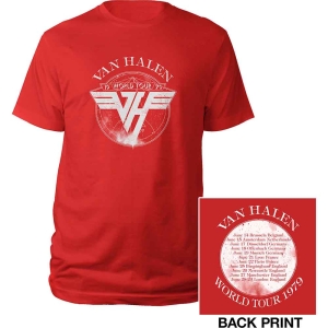 Van Halen - 1979 Tour Uni Red ryhmässä MERCH / T-paita / Rockoff_Nya April24 @ Bengans Skivbutik AB (5533591r)