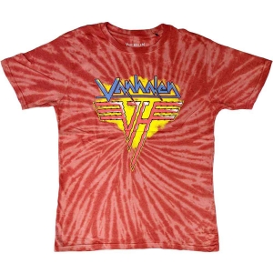 Van Halen - Jagged Logo Uni Red Dip-Dye ryhmässä MERCH / T-paita / Rockoff_Nya April24 @ Bengans Skivbutik AB (5533594r)