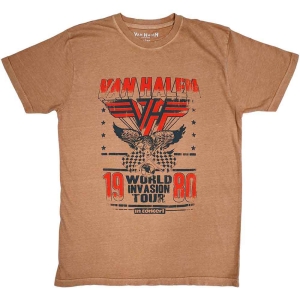 Van Halen - World Invasion Uni Pink ryhmässä MERCH / T-paita / Rockoff_Nya April24 @ Bengans Skivbutik AB (5533595r)