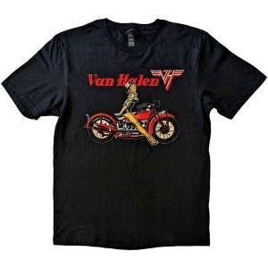 Van Halen - Pinup Motorcycle Uni Bl ryhmässä MERCH / T-paita / Rockoff_Nya April24 @ Bengans Skivbutik AB (5533598r)