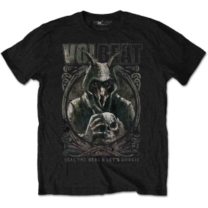 Volbeat - Goat With Skull Uni Bl ryhmässä MERCHANDISE / T-paita / Hårdrock @ Bengans Skivbutik AB (5533601r)