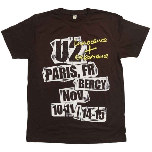 U2 - I+E Paris Event 2015 Uni Brown ryhmässä MERCH / T-paita / Rockoff_Nya April24 @ Bengans Skivbutik AB (5533786r)