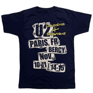 U2 - I+E Paris Event 2015 Uni Drk Navy ryhmässä MERCH / T-paita / Rockoff_Nya April24 @ Bengans Skivbutik AB (5533787r)