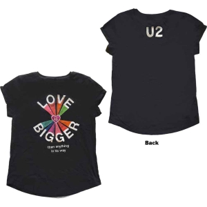 U2 - Love Is Bigger Babydoll Lady Bl ryhmässä MERCH / T-paita / Rockoff_Nya April24 @ Bengans Skivbutik AB (5533798r)