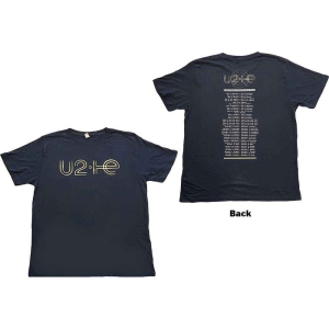 U2 - I+E 2015 Tour Dates Uni Navy ryhmässä MERCH / T-paita / Rockoff_Nya April24 @ Bengans Skivbutik AB (5533810r)