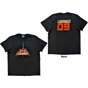 U2 - 360 Degree Tour 2009 Orange Logo Uni Bl ryhmässä MERCH / T-paita / Rockoff_Nya April24 @ Bengans Skivbutik AB (5533834r)