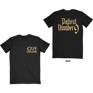 Ozzy Osbourne - Patient No.9 Gold Logo Uni Bl ryhmässä MERCH / T-paita / Rockoff_Nya April24 @ Bengans Skivbutik AB (5534161r)