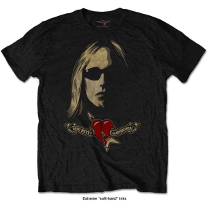 Tom Petty - Shades & Logo Uni Bl ryhmässä MERCH / T-paita / Rockoff_Nya April24 @ Bengans Skivbutik AB (5534169r)