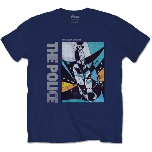 The Police - Message In A Bottle Uni Navy ryhmässä MERCH / T-paita / Rockoff_Nya April24 @ Bengans Skivbutik AB (5534185r)