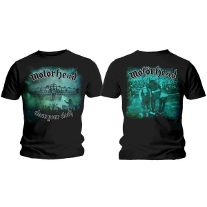 Motorhead - Clean Your Clock Green Uni Bl ryhmässä MERCH / T-paita / Rockoff_Nya April24 @ Bengans Skivbutik AB (5534450r)