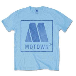 Motown - Vtge Logo Uni Blue ryhmässä MERCHANDISE / T-paita / Övrigt @ Bengans Skivbutik AB (5534480r)