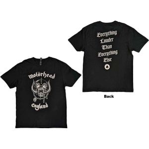 Motorhead - England Uni Bl ryhmässä MERCH / T-paita / Rockoff_Nya April24 @ Bengans Skivbutik AB (5534672r)