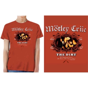 Motley Crue - The Dirt Uni Red ryhmässä MERCH / T-paita / Rockoff_Nya April24 @ Bengans Skivbutik AB (5534685r)