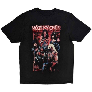 Motley Crue - Live Montage Red Uni Bl ryhmässä MERCH / T-paita / Rockoff_Nya April24 @ Bengans Skivbutik AB (5534698r)