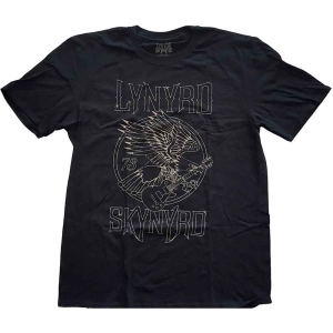 Lynyrd Skynyrd - '73 Eagle Guitar Uni Bl ryhmässä MERCH / T-paita / Rockoff_Nya April24 @ Bengans Skivbutik AB (5534972r)