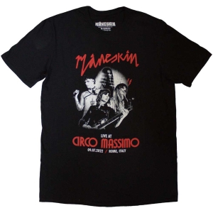 Maneskin - Live At Circo Massimo 2022 Poster Uni Bl ryhmässä MERCH / T-paita / Rockoff_Nya April24 @ Bengans Skivbutik AB (5534981r)