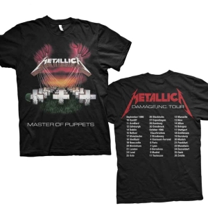 Metallica - Master Of Puppets European Tour '86 Uni ryhmässä MERCH / T-paita / Rockoff_Nya April24 @ Bengans Skivbutik AB (5534985r)