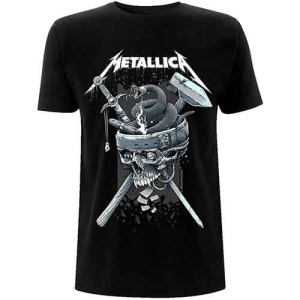 Metallica - History White Logo Uni Bl ryhmässä MERCH / T-paita / Rockoff_Nya April24 @ Bengans Skivbutik AB (5534990r)