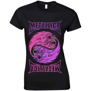 Metallica - Yin Yang Purple Lady Bl ryhmässä MERCH / T-paita / Rockoff_Nya April24 @ Bengans Skivbutik AB (5535001r)