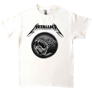 Metallica - Black Album Poster Uni Wht ryhmässä MERCH / T-paita / Rockoff_Nya April24 @ Bengans Skivbutik AB (5535005r)