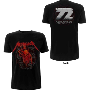 Metallica - Skull Screaming Red 72 Seasons Uni Bl ryhmässä MERCH / T-paita / Rockoff_Nya April24 @ Bengans Skivbutik AB (5535008r)