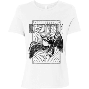 Led Zeppelin - Icarus Burst Lady Wht ryhmässä MERCH / T-paita / Rockoff_Nya April24 @ Bengans Skivbutik AB (5535320r)