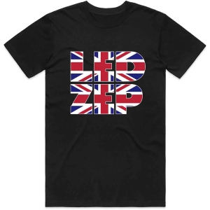 Led Zeppelin - Union Jack Type Uni Bl ryhmässä MERCH / T-paita / Rockoff_Nya April24 @ Bengans Skivbutik AB (5535324r)