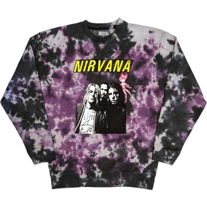 Nirvana - Flipper Uni Grey Dip-Dye Sw ryhmässä MERCH / T-paita / Rockoff_Nya April24 @ Bengans Skivbutik AB (5535344r)