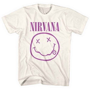 Nirvana - Purple Smiley Uni Nartl ryhmässä MERCH / T-paita / Rockoff_Nya April24 @ Bengans Skivbutik AB (5535348r)