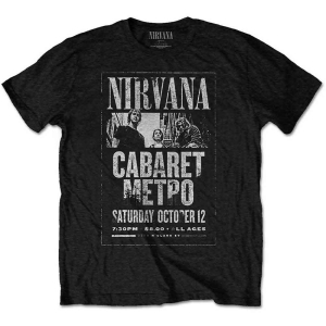 Nirvana - Cabaret Metro Uni Bl ryhmässä MERCH / T-paita / Rockoff_Nya April24 @ Bengans Skivbutik AB (5535357r)