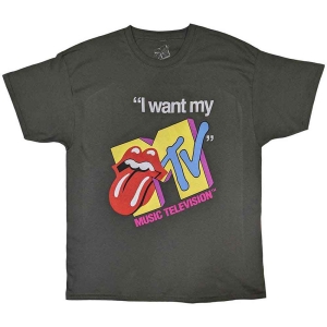 Mtv - Rolling Stones I Want My Mtv Uni Char ryhmässä MERCH / T-paita / Rockoff_Nya April24 @ Bengans Skivbutik AB (5535626r)