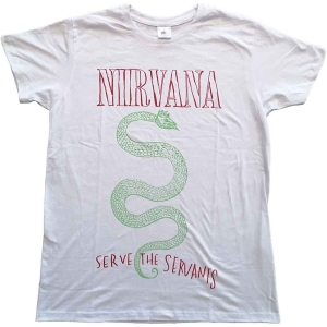 Nirvana - Serve The Servants Uni Wht ryhmässä MERCHANDISE / T-paita / Hårdrock @ Bengans Skivbutik AB (5535630r)