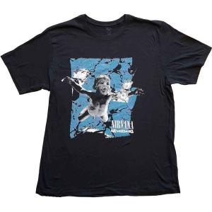 Nirvana - Nevermind Cracked Uni Bl ryhmässä MERCH / T-paita / Rockoff_Nya April24 @ Bengans Skivbutik AB (5535635r)