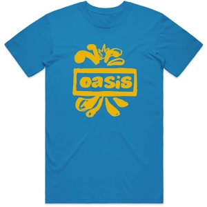 Oasis - Drawn Logo Uni Blue ryhmässä MERCH / T-paita / Rockoff_Nya April24 @ Bengans Skivbutik AB (5535638r)