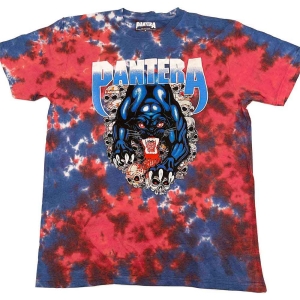 Pantera - Panther Uni Blue Dip-Dye ryhmässä MERCH / T-paita / Rockoff_Nya April24 @ Bengans Skivbutik AB (5535665r)