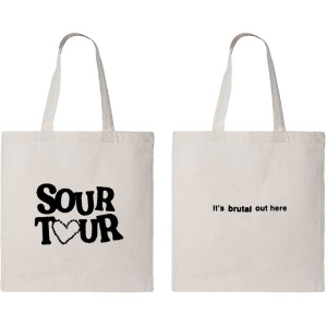 Olivia Rodrigo - Sour Tour Natrl Tote B ryhmässä MERCHANDISE / Merch / Pop-Rock @ Bengans Skivbutik AB (5535683)