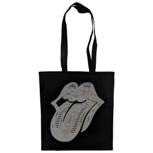 Rolling Stones - Hackney Diamonds Holo Tongue Bl Tote B ryhmässä MERCHANDISE / Merch / Pop-Rock @ Bengans Skivbutik AB (5535687)