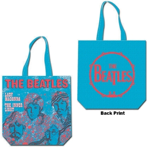 The Beatles - Lady Madonna Cotton Blue Tote B ryhmässä MERCHANDISE / Merch / Pop-Rock @ Bengans Skivbutik AB (5535693)