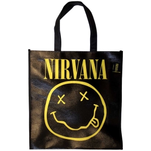 Nirvana - Yellow Smiley Bl Eco B ryhmässä MERCHANDISE / Merch / Hårdrock @ Bengans Skivbutik AB (5535706)