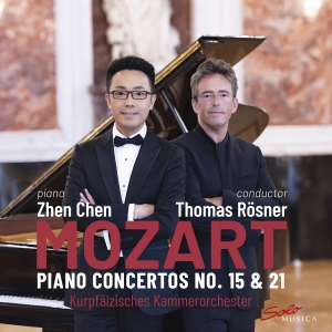 Zhen Chen Kurpfalzisches Kammerorc - Mozart: Piano Concertos No. 15 & 21 ryhmässä CD / Nyheter @ Bengans Skivbutik AB (5535732)