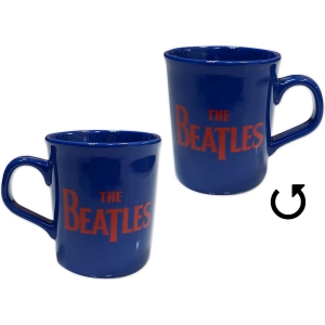 The Beatles - Red Drop T Logo Blue Unboxed Mug ryhmässä MERCHANDISE / Merch / Pop-Rock @ Bengans Skivbutik AB (5535894)