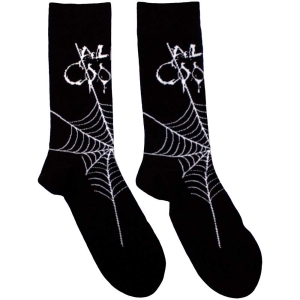 Alice Cooper - Web Uni Bl Socks (Eu 40-45) ryhmässä MERCHANDISE / Merch / Hårdrock @ Bengans Skivbutik AB (5536096)