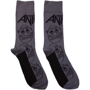 Anthrax - Faces Mono Uni Char Socks (Eu 40-45) ryhmässä MERCHANDISE / Merch / Hårdrock @ Bengans Skivbutik AB (5536100)