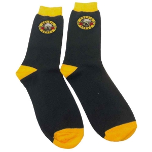 Guns N Roses - Circle Logo Uni Bl Socks (Eu 40-45) ryhmässä MERCHANDISE / Merch / Hårdrock @ Bengans Skivbutik AB (5536117)