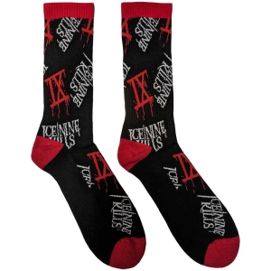 Ice Nine Kills - Logos Uni Bl Socks (Eu 40-45) ryhmässä MERCHANDISE / Merch / Hårdrock @ Bengans Skivbutik AB (5536125)