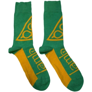 Lamb Of God - Triangle Uni Green Socks (Eu 40-45) ryhmässä MERCHANDISE / Merch / Hårdrock @ Bengans Skivbutik AB (5536137)