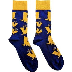 Madness - Crown & M Uni Blue Socks (Eu 40-45) ryhmässä MERCHANDISE / Merch / Reggae @ Bengans Skivbutik AB (5536138)